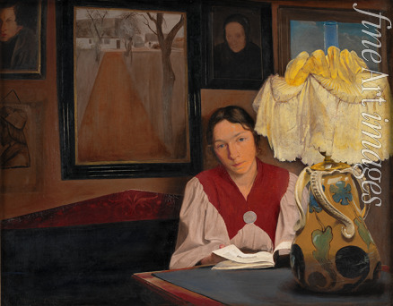 Ring Laurits Andersen - The Artist's Wife by Lamplight