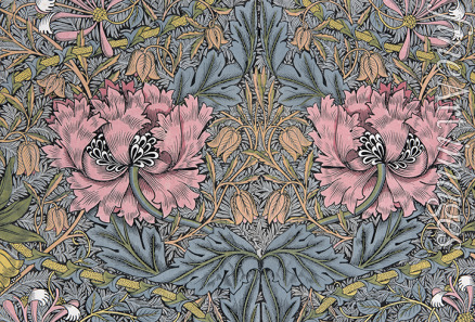 Morris William - Honeysuckle. Decorative fabric