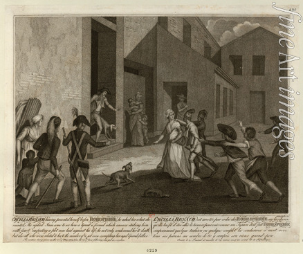 Aliprandi Giacomo - Die Verhaftung von Cécile Renault am 22. Mai 1794 vor der Wohnung von Robespierre