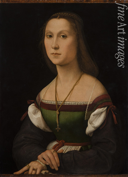 Raffael (Raffaello Sanzio da Urbino) - Bildnis einer jungen Frau (La Muta)