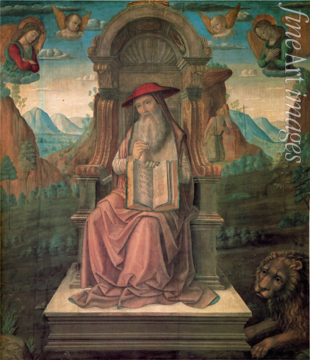 Santi Giovanni - Der heilige Hieronymus auf dem Thron