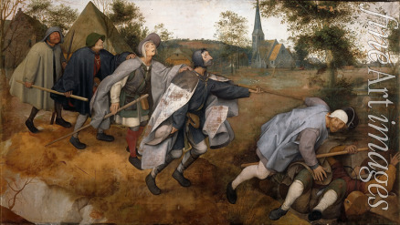 Bruegel (Brueghel) Pieter der Ältere - Der Blindensturz