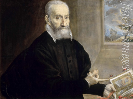 El Greco Dominico - Porträt von Giulio Clovio (1498-1578)