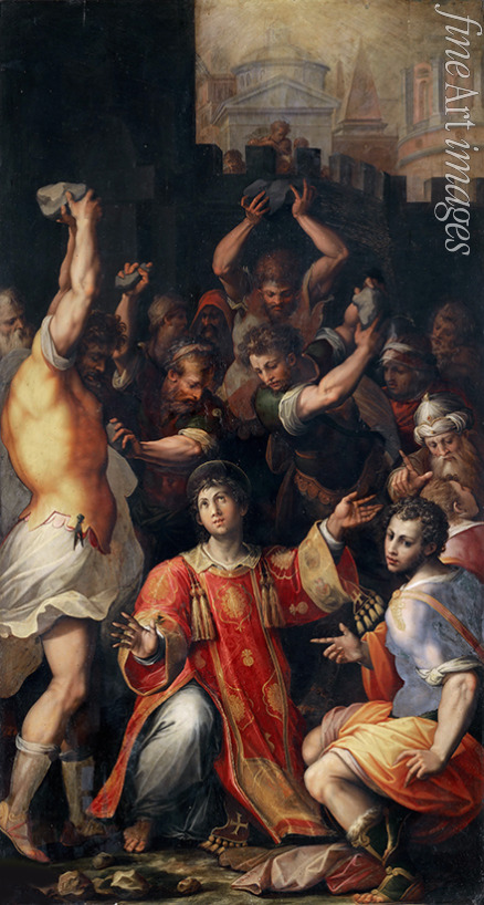 Vasari Giorgio - Das Martyrium des heiligen Stephanus