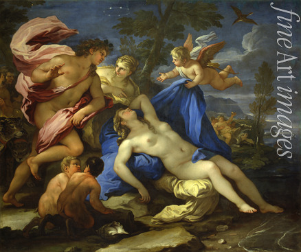 Giordano Luca - Theseus findet Ariadne am Strand von Naxos