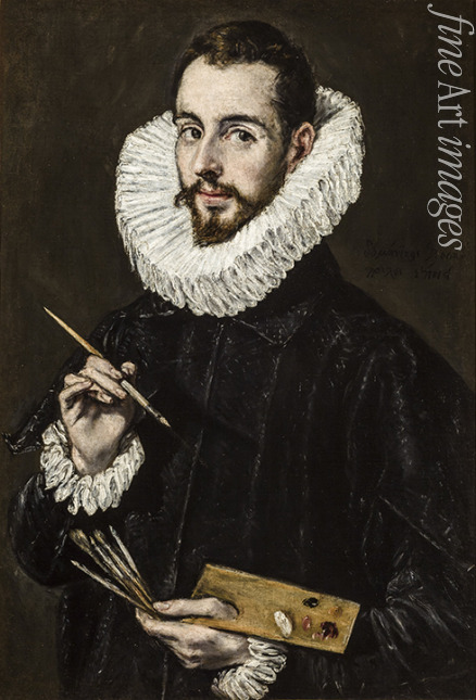 El Greco Dominico - Porträt von Jorge Manuel Theotokopoulos (1578-1631)