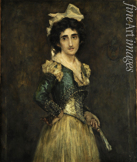 Fortuny Marsal Mariano - Portrait of Maria Luisa Fortuny