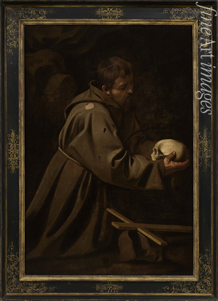Caravaggio Michelangelo - Meditation des heiligen Franziskus von Assisi