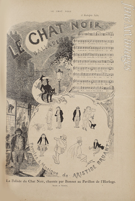 Steinlen Théophile Alexandre - Story of the Famous Cabaret Le Chat Noir, Le Chat Noir magazine