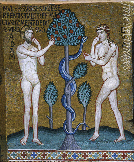 Byzantine Master - Adam und Eva. The Fall