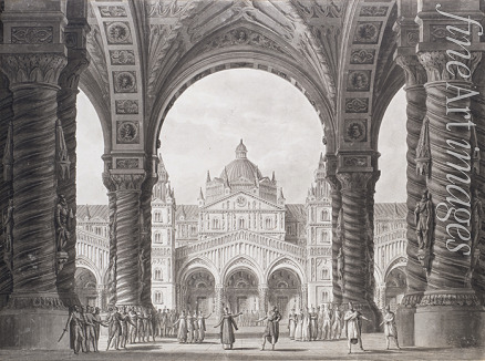 Sanquirico Alessandro - Stage design for the Opera seria 