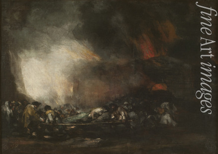 Goya Francisco de - Hospital fire
