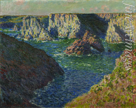 Monet Claude - Les Rochers de Belle-Ile (The rocks in Belle-Ile)