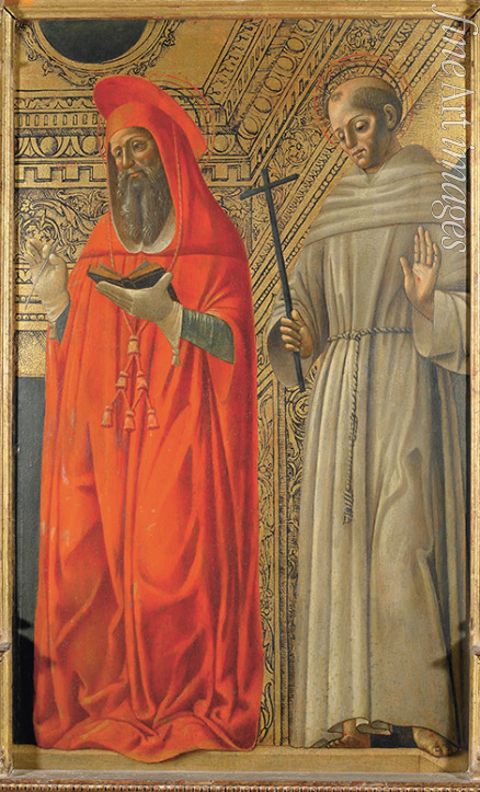 Bevilacqua Giovanni Ambrogio - Heiliger Hieronymus und Heiliger Franz von Assisi