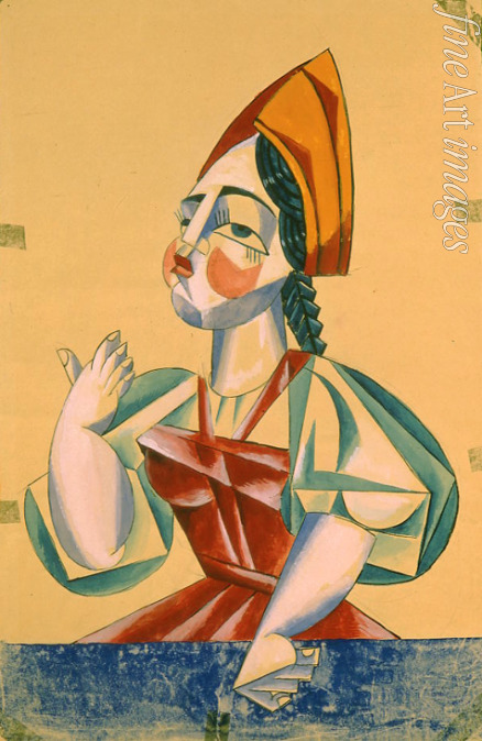 Popova Lyubov Sergeyevna - Costume design for the theatre play The Tale of the Priest and of his Workman Balda by A. Pushkin