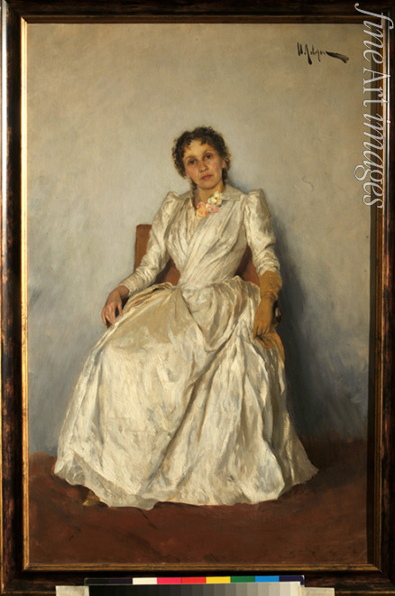 Levitan Isaak Ilyich - Portrait of Sophia Kuvshinnikova (1847-1907)