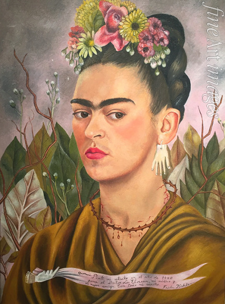 Kahlo Frida -  Selbstbildnis, Dr. Eloesser gewidmet