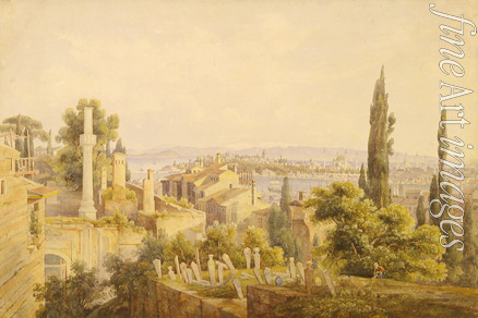 Wolfensberger Johann Jakob - Blick auf Konstantinopel und das Goldene Horn