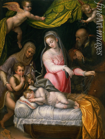 Fontana Lavinia - The Holy Family with John the Baptist and Saint Elizabeth