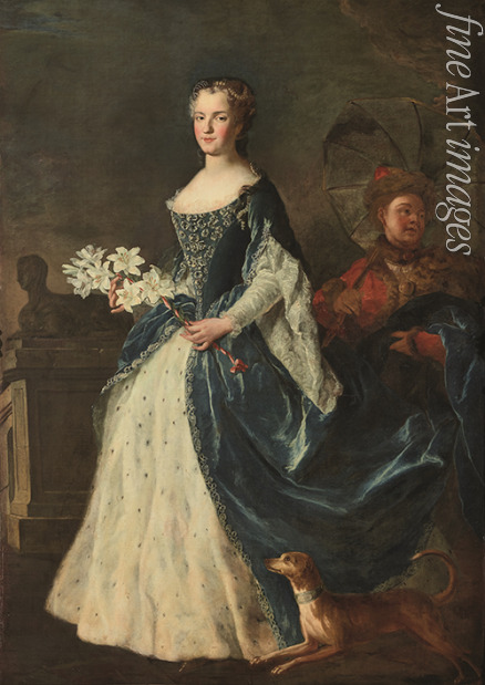 Belle Alexis Simon - Porträt von Maria Leszczynska, Königin von Frankreich (1703-1768)