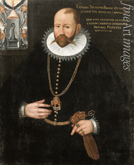 Unbekannter Künstler - Porträt von Tycho Brahe (1546-1601)
