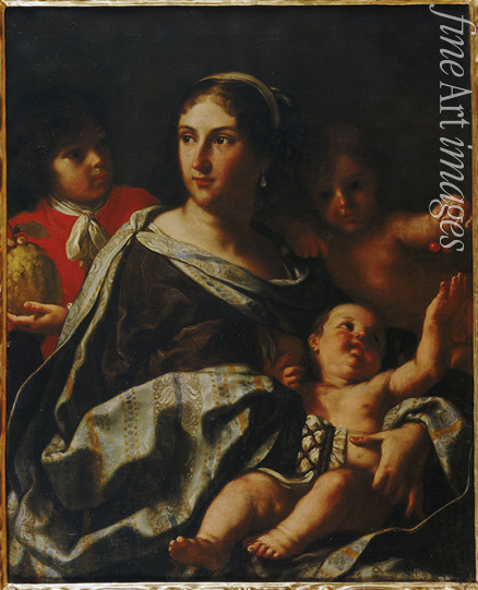 Sirani Elisabetta - Porträt von Anna Maria Ranuzzi als Allegorie von Caritas