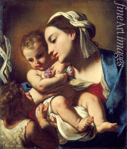 Sirani Elisabetta - Madonna mit Kind und Johannesknaben