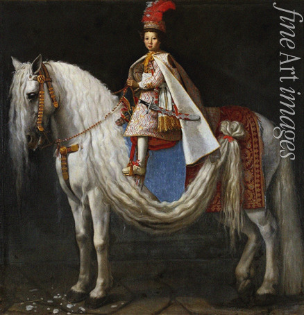 Sustermans Justus (Giusto) - Equestrian portrait of Leopoldo de' Medici (1617-1675) as child in Polish costume