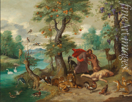 Brueghel Jan der Jüngere - Die Erschaffung Evas