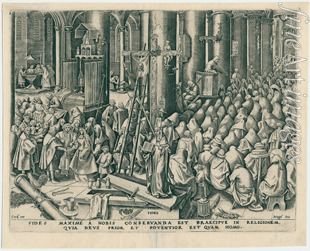 Bruegel (Brueghel) Pieter der Ältere - Fides (Glauben) Aus 