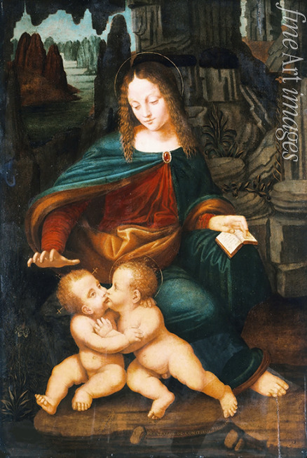 Bernardino de Conti - Madonna mit Kind und Johannesknaben