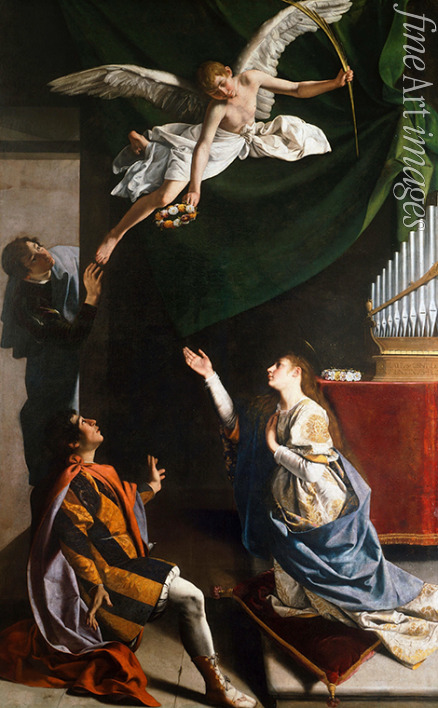Gentileschi Orazio - The Holy Martyrs Cecilia, Valerian and Tiburtius