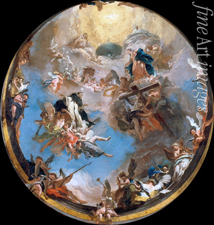 Tiepolo Giambattista - Die Verherrlichung des heiligen Dominikus