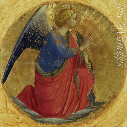 Angelico Fra Giovanni da Fiesole - Angel of the Annunciation (From the Perugia Altarpiece) 