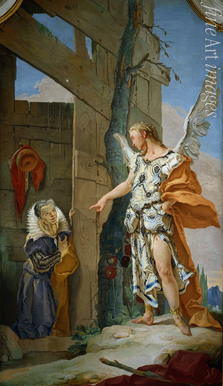 Tiepolo Giambattista - The appearance of the angel before Sarah