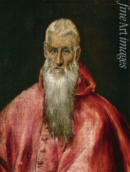El Greco Dominico - Der Heilige Hieronymus als Kardinal