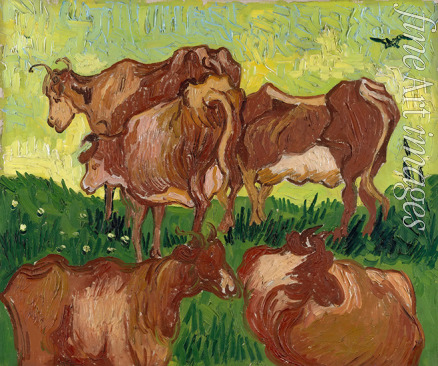 Gogh Vincent van - The Cows (After Jacob Jordaens)