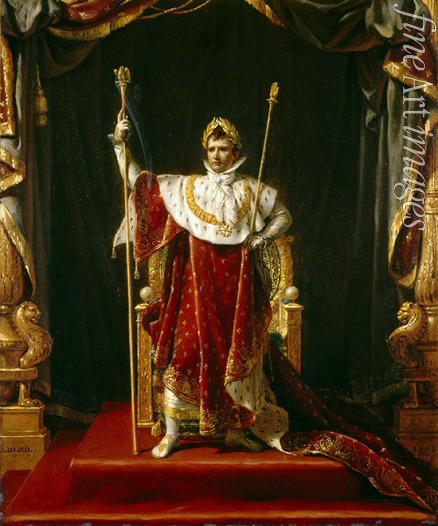 David Jacques Louis - Emperor Napoleon I in His Imperial Robes