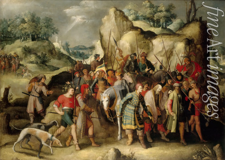 Brueghel Pieter der Jüngere - Die Bekehrung des Paulus