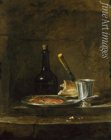 Chardin Jean-Baptiste Siméon - Die Vorbereitung des Frühstücks, oder Der Silberbecher