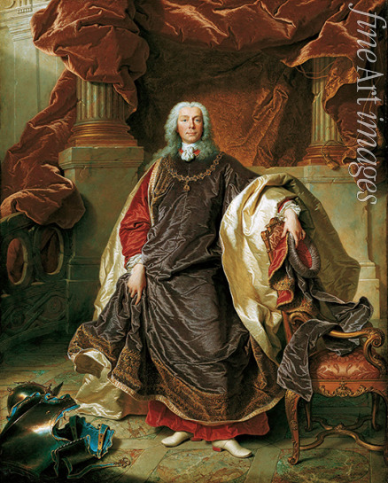 Rigaud Hyacinthe François Honoré - Portrait of Prince Joseph Wenzel I of Liechtenstein (1696-1772)