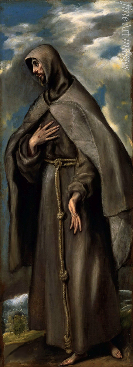 El Greco Dominico - Heiliger Franz von Assisi