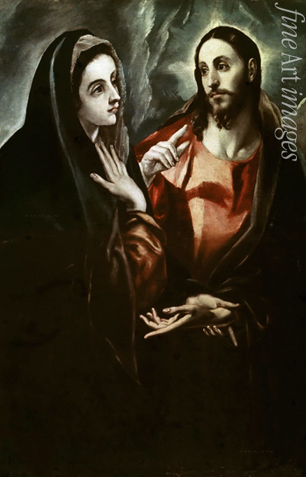 El Greco Dominico - Abschied Jesu Christi von seiner Mutter