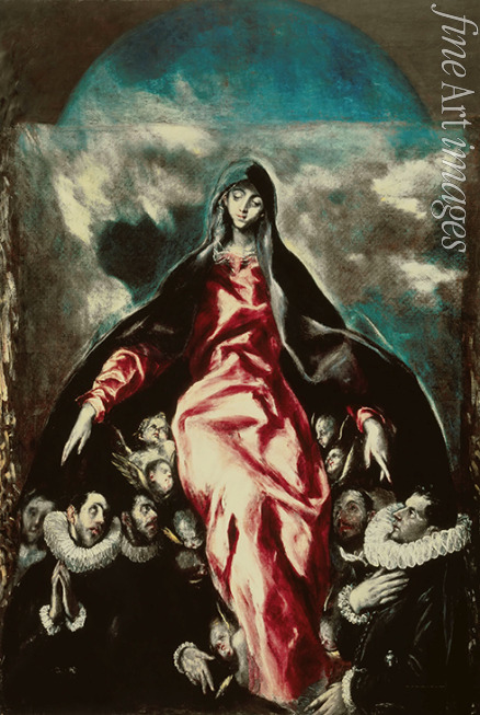 El Greco Dominico - La Virgen de la Caridad (Schutzmantelmadonna)