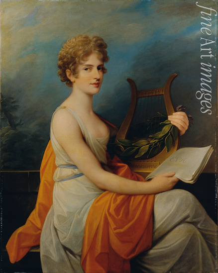 Füger Heinrich Friedrich - Portrait of the opera singer Therese Saal (1782-1855) as Eve in Joseph Haydn's The Creation (Die Schöpfung)