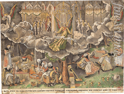 Bruegel (Brueghel) Pieter der Ältere - Die Parabel der weisen und törrichten Jungfrauen