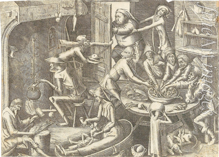 Liefrinck Hans the Elder - The Poor Kitchen (After Pieter Brueghel I)