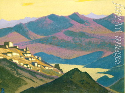 Roerich Nicholas - Yam Tso Lake (Small village in the mountains)