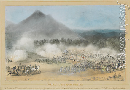 Charlemagne Adolf - Die Schlacht bei Tscholok, an der Grenze von Gurien am 4. Juni 1854