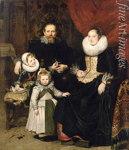 Vos Cornelis de - Selbstporträt mit Familie